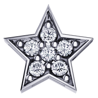 Charm Donna Oro Woman Elements in White Gold Diamante DCHF6551.003